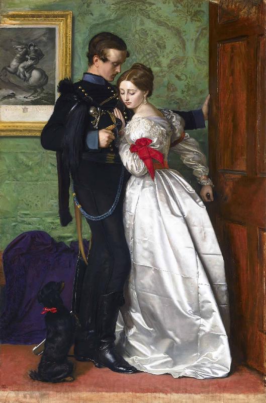 Sir John Everett Millais Black Brunswicker Norge oil painting art